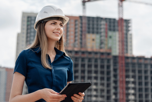 Using a custom iPad app to survey a building